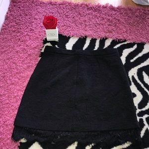 Topshop black skirt